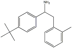 1-(4-tert-butylphenyl)-2-(2-methylphenyl)ethan-1-amine Struktur