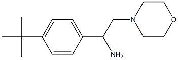 1-(4-tert-butylphenyl)-2-morpholin-4-ylethanamine Struktur