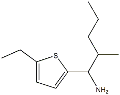 1-(5-ethylthiophen-2-yl)-2-methylpentan-1-amine Struktur