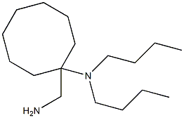 1-(aminomethyl)-N,N-dibutylcyclooctan-1-amine Struktur