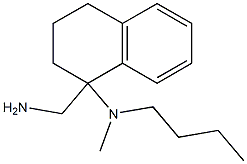 1-(aminomethyl)-N-butyl-N-methyl-1,2,3,4-tetrahydronaphthalen-1-amine Struktur