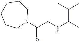 1-(azepan-1-yl)-2-[(3-methylbutan-2-yl)amino]ethan-1-one Struktur