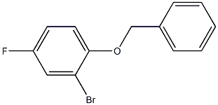 1-(benzyloxy)-2-bromo-4-fluorobenzene Struktur