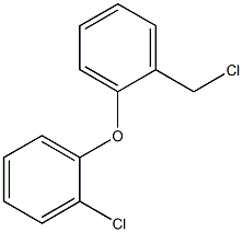 1-(chloromethyl)-2-(2-chlorophenoxy)benzene Struktur