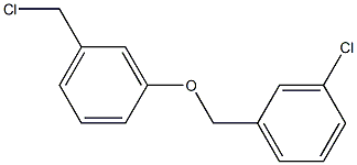 1-(chloromethyl)-3-[(3-chlorophenyl)methoxy]benzene Struktur