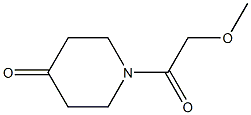 1-(methoxyacetyl)piperidin-4-one Struktur