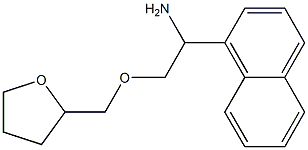 1-(naphthalen-1-yl)-2-(oxolan-2-ylmethoxy)ethan-1-amine Struktur