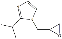 1-(oxiran-2-ylmethyl)-2-(propan-2-yl)-1H-imidazole Struktur