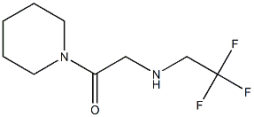 1-(piperidin-1-yl)-2-[(2,2,2-trifluoroethyl)amino]ethan-1-one Struktur