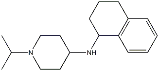 1-(propan-2-yl)-N-(1,2,3,4-tetrahydronaphthalen-1-yl)piperidin-4-amine Struktur