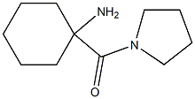 1-(pyrrolidin-1-ylcarbonyl)cyclohexanamine Struktur