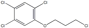 1,2,4-trichloro-5-(3-chloropropoxy)benzene Struktur