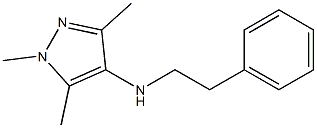 1,3,5-trimethyl-N-(2-phenylethyl)-1H-pyrazol-4-amine Struktur