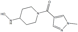 1-[(1-methyl-1H-pyrazol-4-yl)carbonyl]piperidine-4-hydroxylamine Struktur