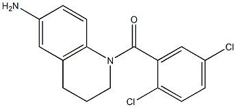 1-[(2,5-dichlorophenyl)carbonyl]-1,2,3,4-tetrahydroquinolin-6-amine Struktur