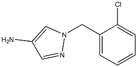 1-[(2-chlorophenyl)methyl]-1H-pyrazol-4-amine Struktur