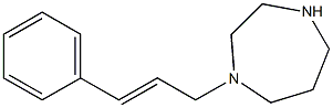 1-[(2E)-3-phenylprop-2-enyl]-1,4-diazepane Struktur