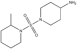 1-[(2-methylpiperidine-1-)sulfonyl]piperidin-4-amine Struktur