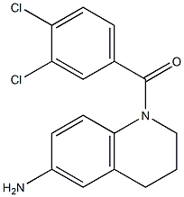 1-[(3,4-dichlorophenyl)carbonyl]-1,2,3,4-tetrahydroquinolin-6-amine Struktur