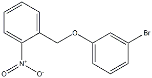 1-[(3-bromophenoxy)methyl]-2-nitrobenzene Struktur