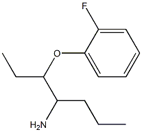 1-[(4-aminoheptan-3-yl)oxy]-2-fluorobenzene Struktur