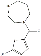 1-[(5-bromothiophen-2-yl)carbonyl]-1,4-diazepane Struktur