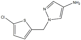 1-[(5-chlorothiophen-2-yl)methyl]-1H-pyrazol-4-amine Struktur