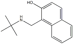 1-[(tert-butylamino)methyl]-2-naphthol Struktur