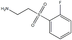 2-[(2-fluorophenyl)sulfonyl]ethanamine Struktur