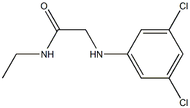 2-[(3,5-dichlorophenyl)amino]-N-ethylacetamide Struktur