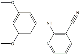 2-[(3,5-dimethoxyphenyl)amino]nicotinonitrile Struktur