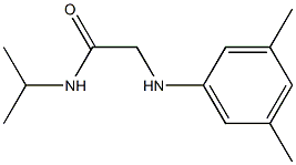 2-[(3,5-dimethylphenyl)amino]-N-(propan-2-yl)acetamide Struktur