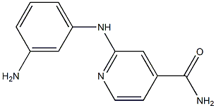 2-[(3-aminophenyl)amino]isonicotinamide Struktur