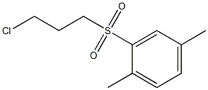 2-[(3-chloropropyl)sulfonyl]-1,4-dimethylbenzene Struktur