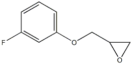 2-[(3-fluorophenoxy)methyl]oxirane Struktur