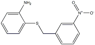 2-[(3-nitrobenzyl)thio]aniline Struktur