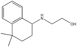 2-[(4,4-dimethyl-1,2,3,4-tetrahydronaphthalen-1-yl)amino]ethan-1-ol Struktur