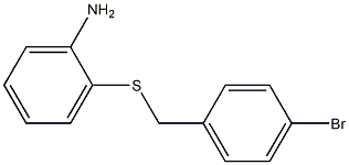 2-[(4-bromobenzyl)thio]aniline Struktur