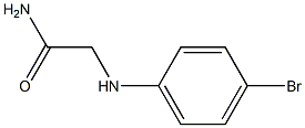 2-[(4-bromophenyl)amino]acetamide Struktur