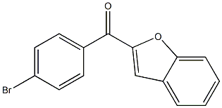 2-[(4-bromophenyl)carbonyl]-1-benzofuran Struktur