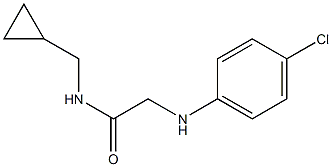 2-[(4-chlorophenyl)amino]-N-(cyclopropylmethyl)acetamide Struktur