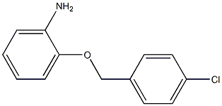 2-[(4-chlorophenyl)methoxy]aniline Struktur