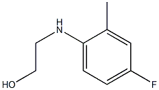 2-[(4-fluoro-2-methylphenyl)amino]ethan-1-ol Struktur