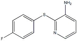 2-[(4-fluorophenyl)sulfanyl]pyridin-3-amine Struktur