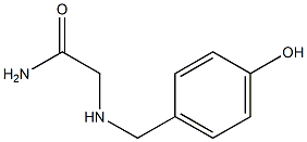 2-[(4-hydroxybenzyl)amino]acetamide Struktur