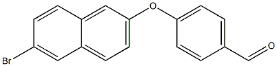 4-[(6-bromonaphthalen-2-yl)oxy]benzaldehyde Struktur