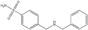 4-[(benzylamino)methyl]benzene-1-sulfonamide Struktur