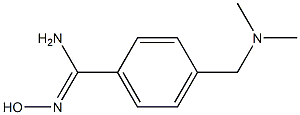 4-[(dimethylamino)methyl]-N'-hydroxybenzenecarboximidamide Struktur