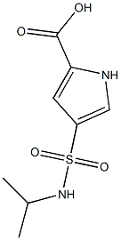 4-[(isopropylamino)sulfonyl]-1H-pyrrole-2-carboxylic acid Struktur