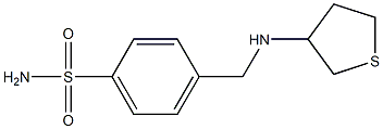 4-[(thiolan-3-ylamino)methyl]benzene-1-sulfonamide Struktur